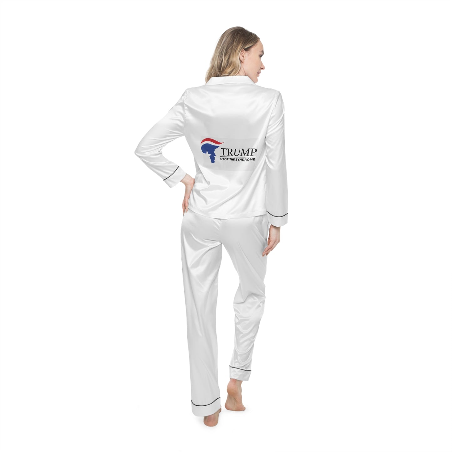 Women's Satin Pajamas (AOP)